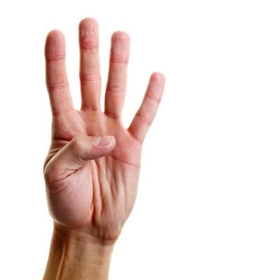 Showing fingers